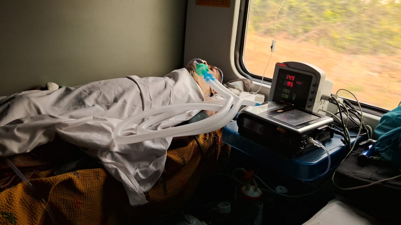 Train Ambulance Service in Bhopal